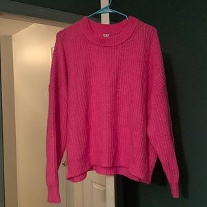Bright pink American Eagle sweater